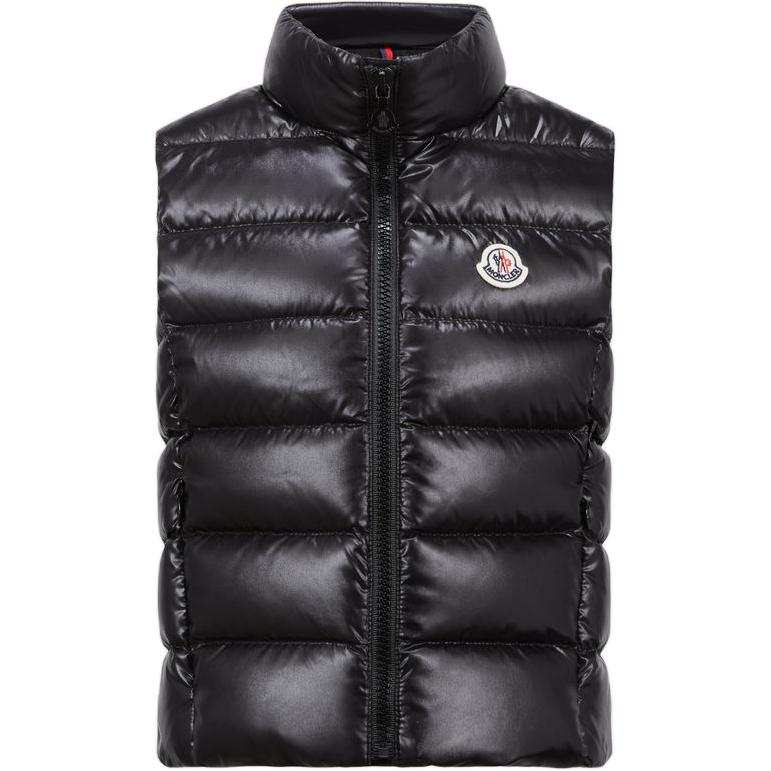 Moncler Vest Ghany Kids' Apparel Down Gilet Black Kids'