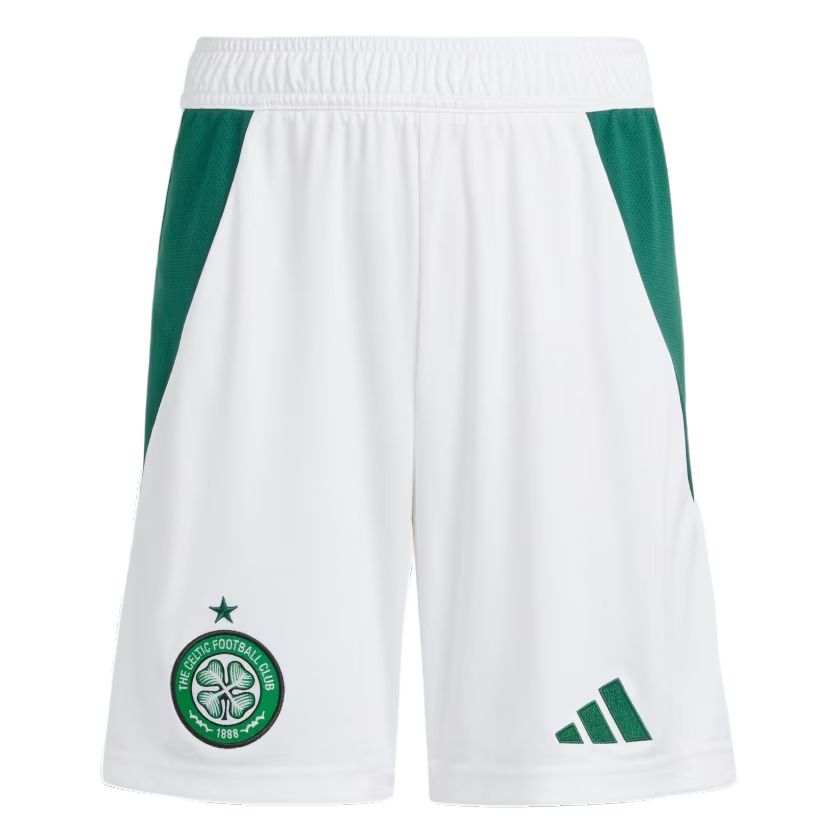 Adidas Adidas SS24 CELTIC FC 24/25 HOME SHORTS Kids' White