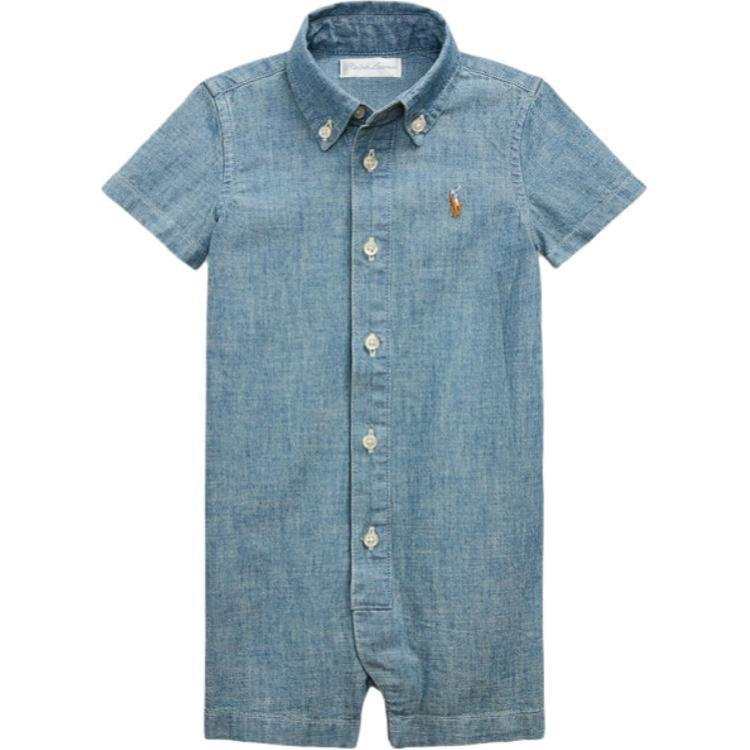 Polo Ralph Lauren Jumpsuit SS25 Blue Infant And Toddler