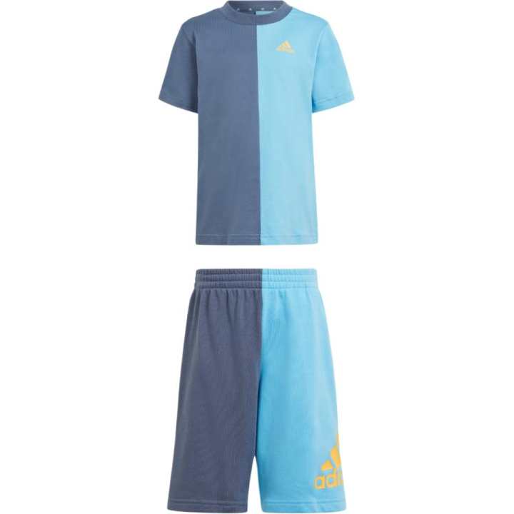 Adidas Adidas Essential Casual Sportswear Half Blue Gradient Children Aged 3 7 Years Old