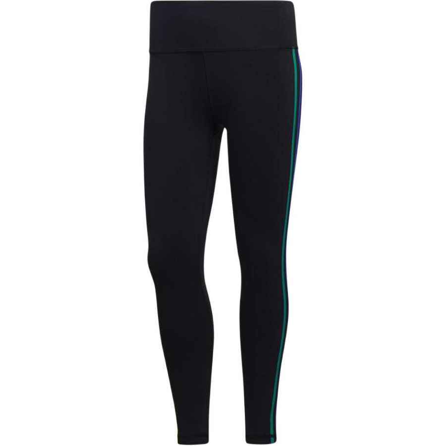 Adidas Adidas Pride BT 3 Stripes Tights Black Sports Pants Women's Black