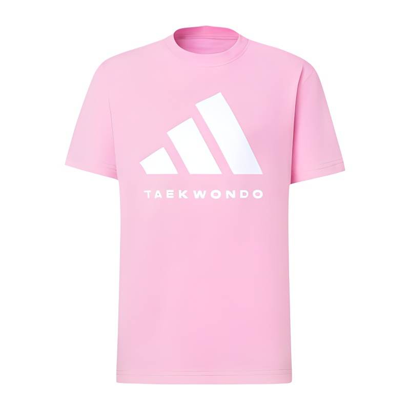 Adidas Adidas Short Sleeved T Shirts Pink Children Aged 3 7 Years Old