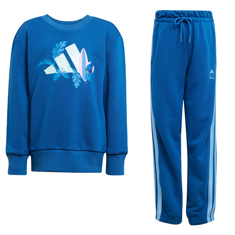 Adidas Adidas x Disney Casual Sportswear Lilo & Stitch Dark Color Ocean/Semi Shimmery Aqua Green Kids'