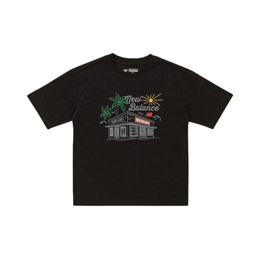 New Balance New Balance T Shirt Black Children Aged 3 7 Years Old