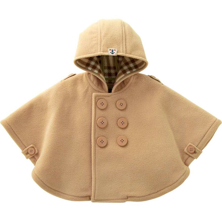 MIKI HOUSE Cloak Beige Infant And Toddler
