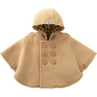 MIKI HOUSE Cloak Beige Infant And Toddler