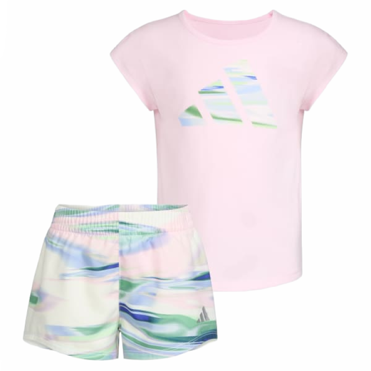 Adidas Adidas Casual Sportswear Transparent Pink Children Aged 3 7 Years Old