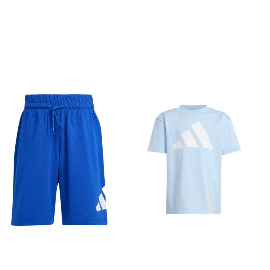 Adidas Adidas Casual Sportswear ESSENTIALS 2 Piece Set Blue Children Aged 3 7 Years Old