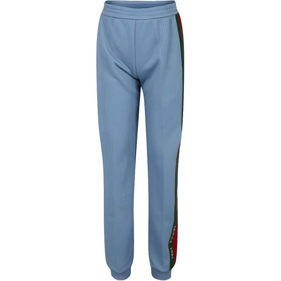 GUCCI Casual Pants SS24 Sky Blue Kids'