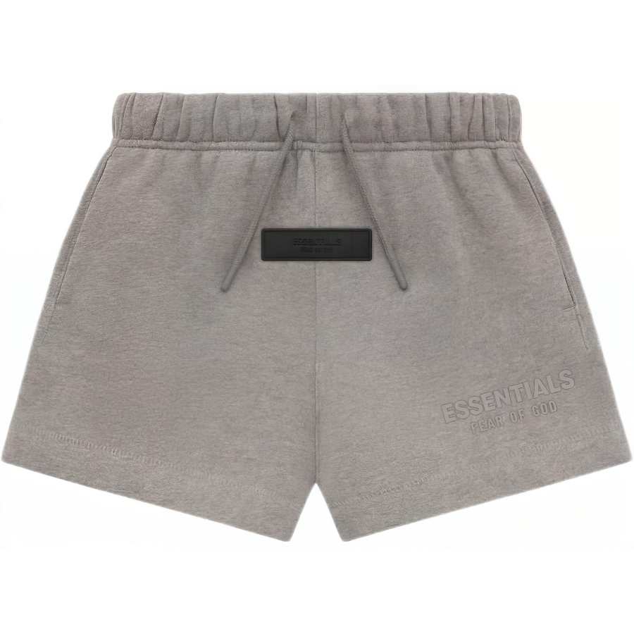 Fear Of God Essentials SS24 KIDS ESSENTIALS SWEATSHORT Shorts Children Aged 3 7 Years Old Heather Gray