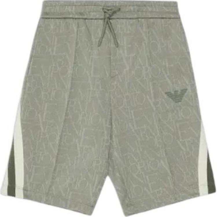 EMPORIO ARMANI Kids' Apparel SS24 Shorts Kids' Light Green
