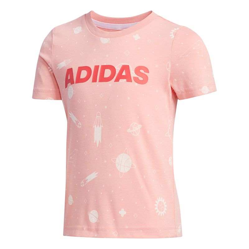 Adidas Adidas T Shirt Pink Children Aged 3 7 Years Old