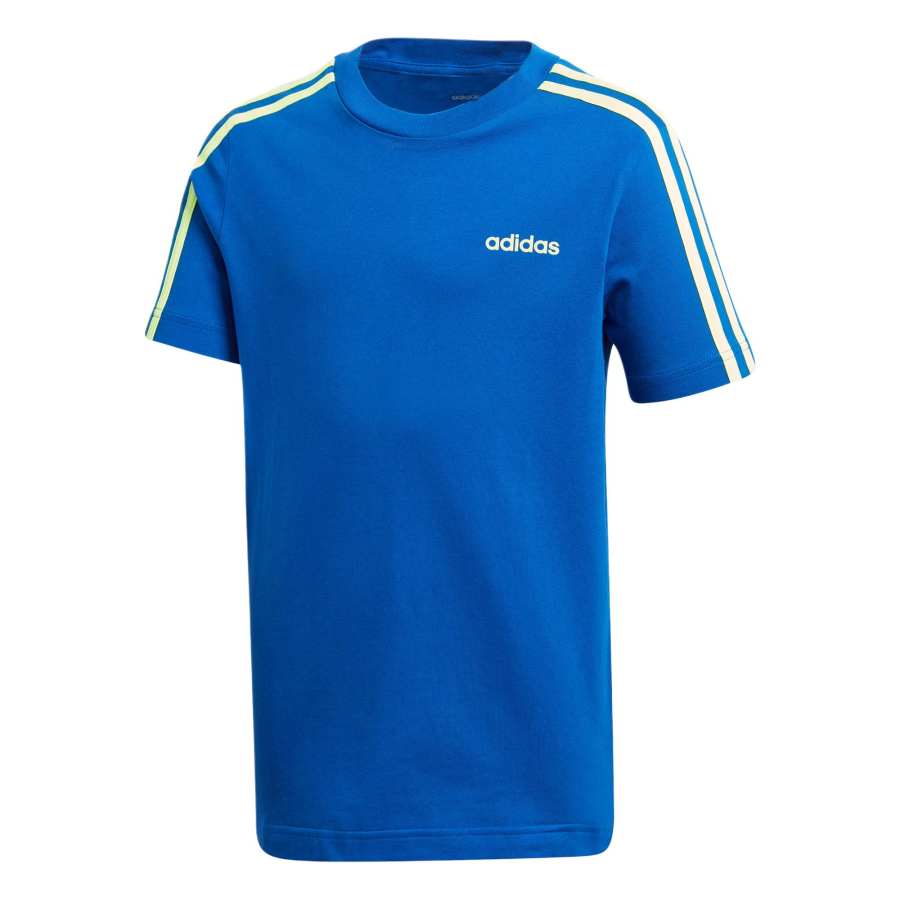 Adidas Adidas T Shirt Blue/Neon Green Teenagers
