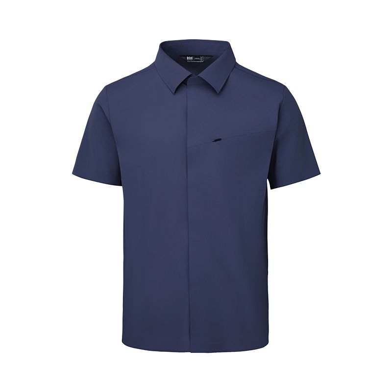 HELLY HANSEN HELLY HANSEN H2WHT Shirts Men's Lapel Moderate Other