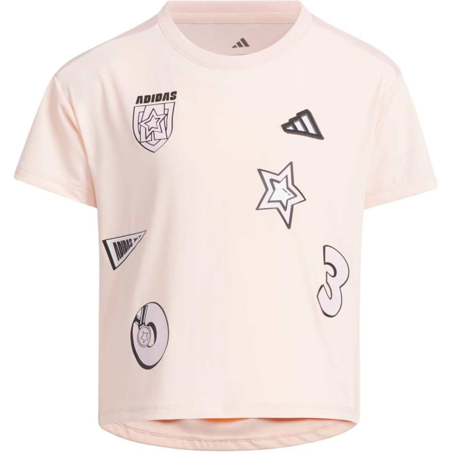 Adidas Adidas T Shirt Ice Crystal Pink Children Aged 3 7 Years Old