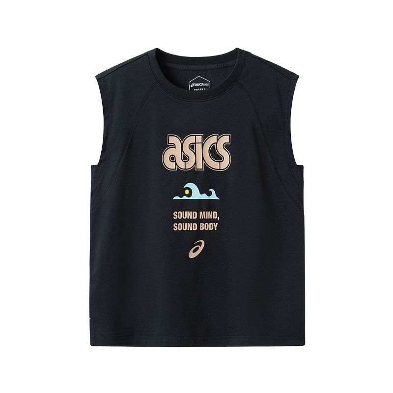 Asics Urban Trendy T Shirt 9000 Black Children Aged 3 7 Years Old