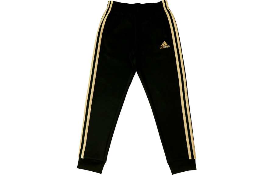 Adidas Adidas Knitted Sweatpants Black Gold Kids'