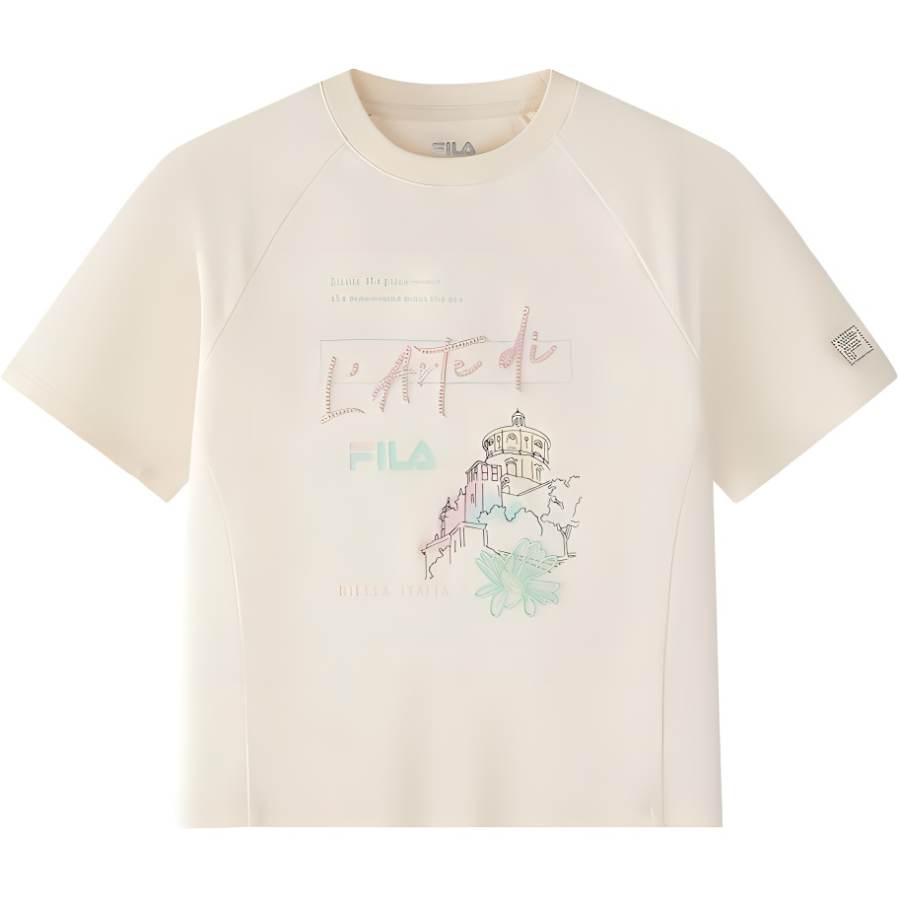FILA KIDS T Shirt Arisa White Teenagers