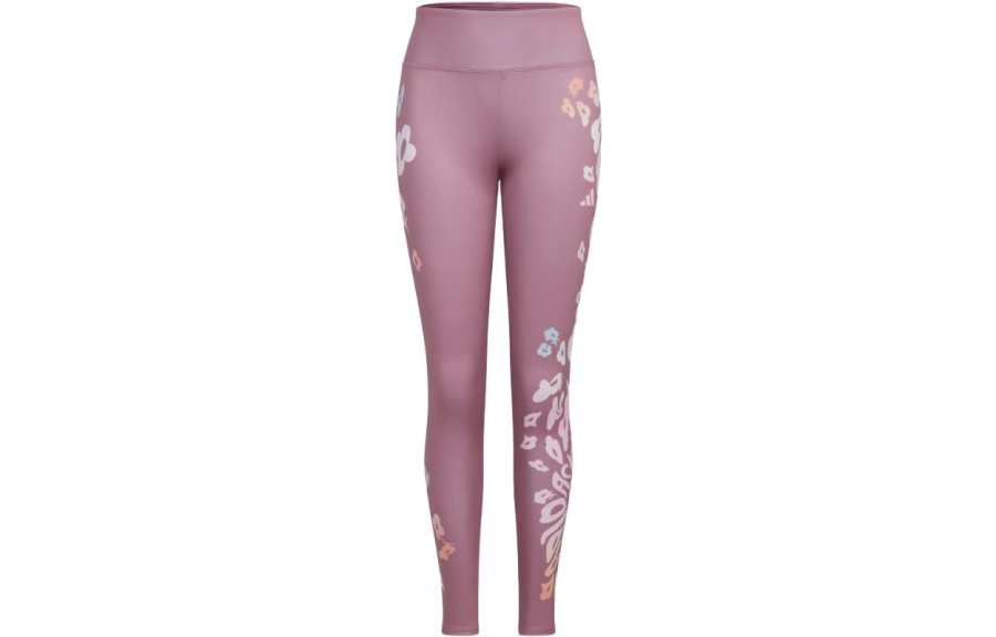 Adidas Adidas Kids' Apparel Floral Sublimated Tight Leggings Kids' Purple