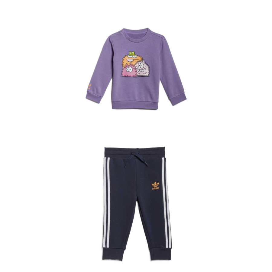 Adidas Originals Casual Sportswear Purple Infant And Toddler