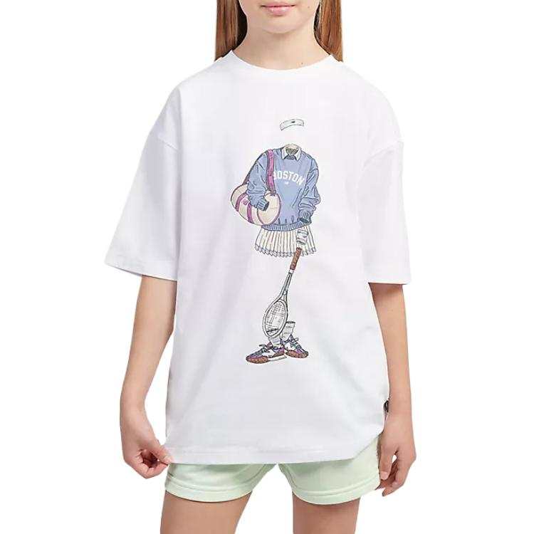 New Balance New Balance T Shirt Graphic White Teenagers