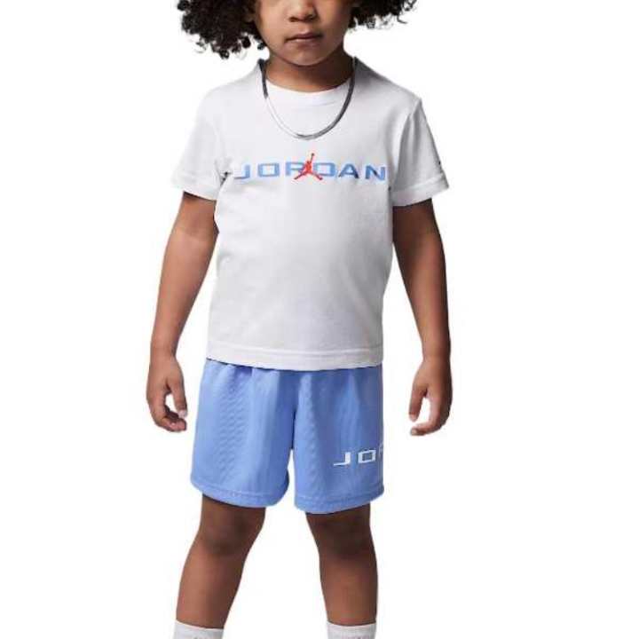 Jordan Jordan Casual Sportswear Mesh SS25 White Blue Infant And Toddler