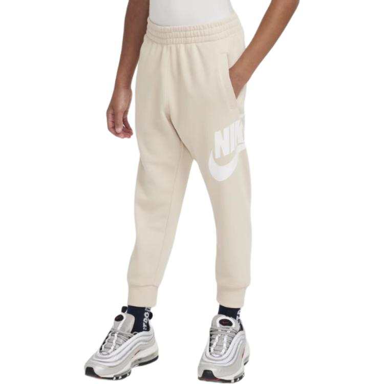 Nike Nike Full Length Pants Sportswear Club FLEECE Children Aged 3 7 Years Old Dune White