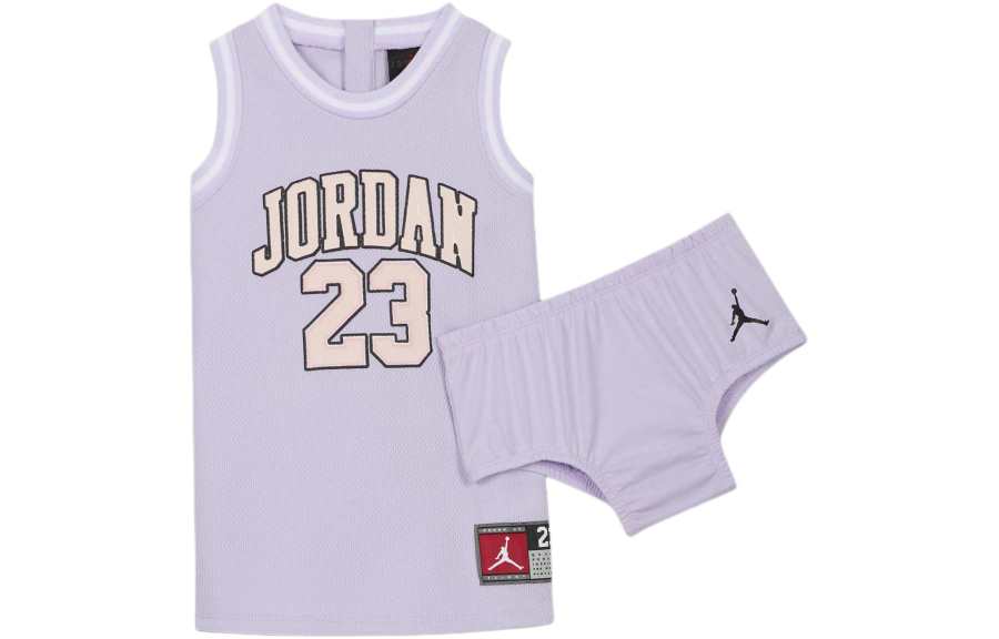 Jordan Jordan Kids Matching Sets Baby 12 24M Dress Purple Frost Infant And Toddler