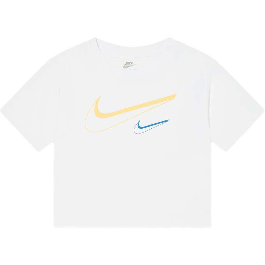 Nike Nike Kids' Apparel Logo Print Crew Neck Short Sleeved Set T Shirt White Kids'