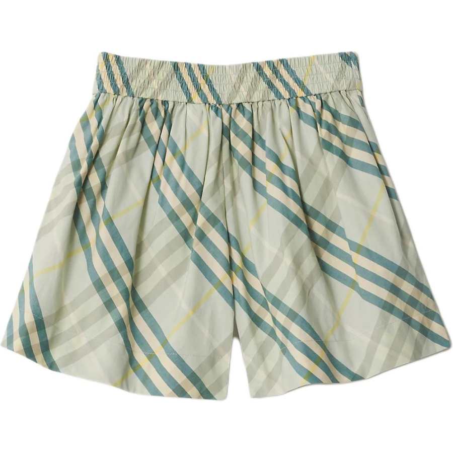 Burberry Shorts Kids' Light Green