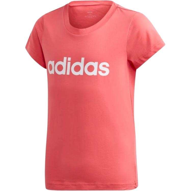Adidas Adidas T Shirt White/Pink Teenagers