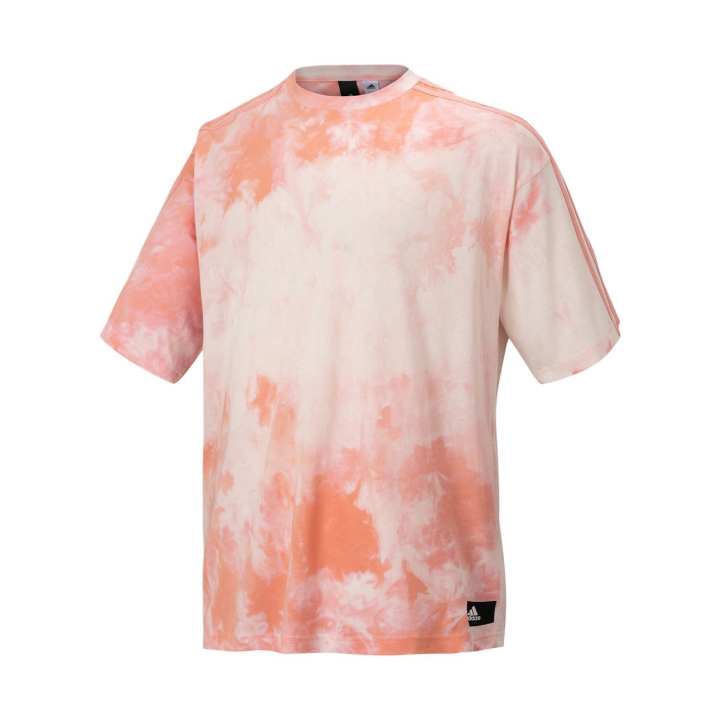 Adidas Adidas T Shirts Men's Pink Crew Neck Moderate