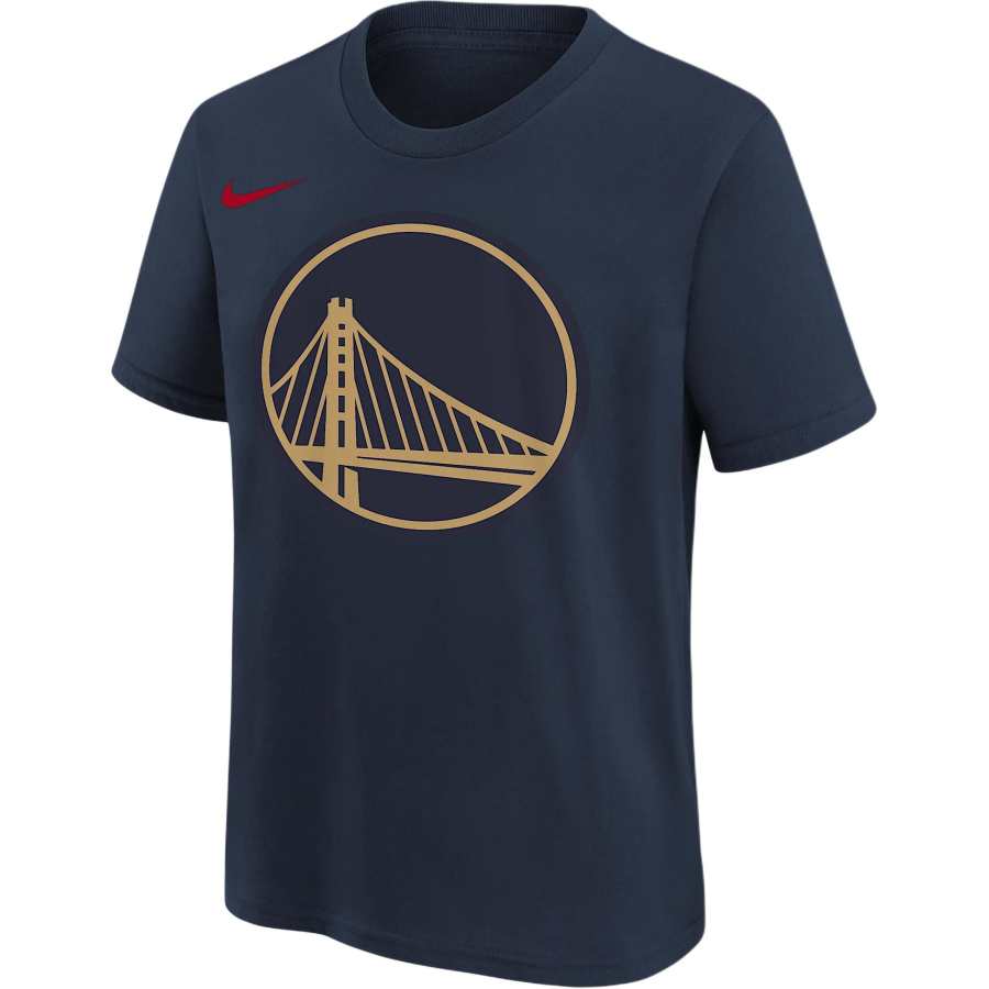 Nike Nike x NBA Golden State Warriors T Shirt FW24 University Marine Blue Teenagers