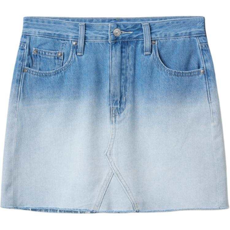 Levis Levis Denim Short Skirts Women's Light Blue