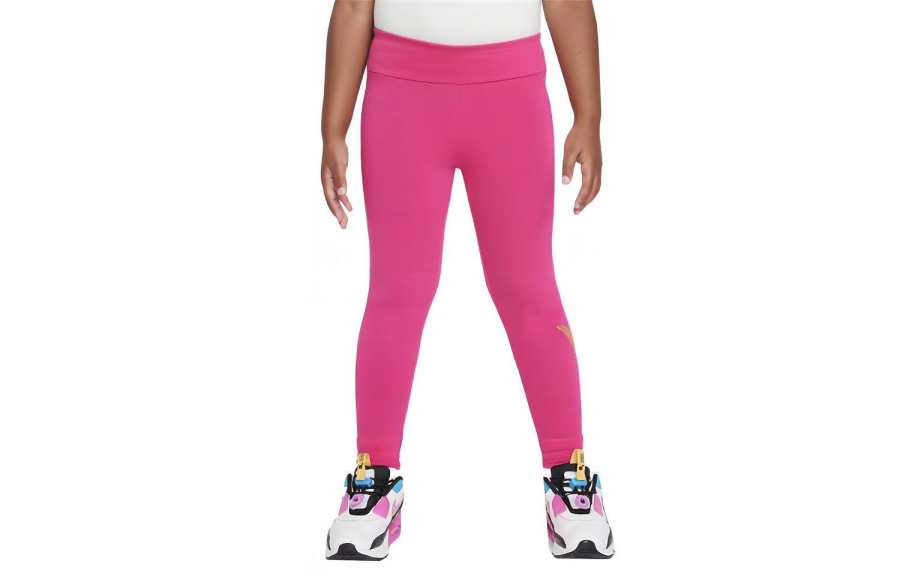 Nike Nike Knitted Sweatpants Kids' Apparel Sportswear Shine Leggings Rose Red Kids'