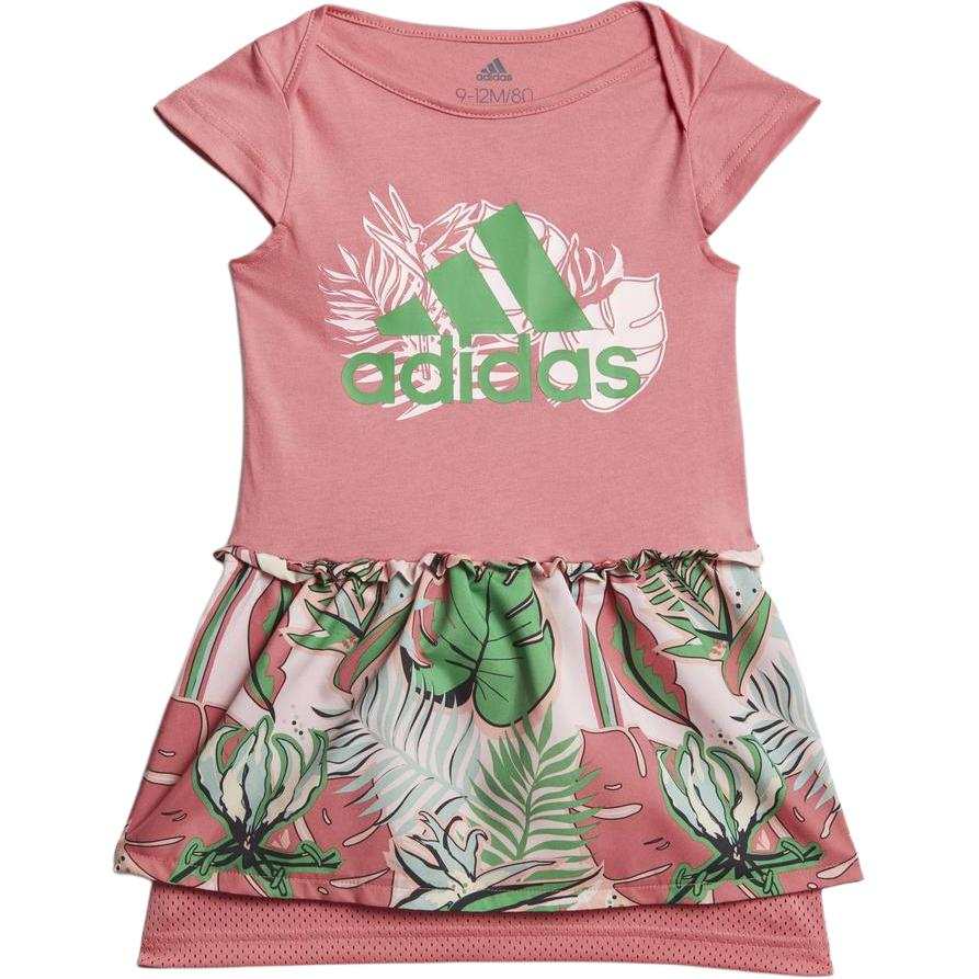 Adidas Adidas Baby Two Piece Skirt Sets Crew Neck Moderate Short