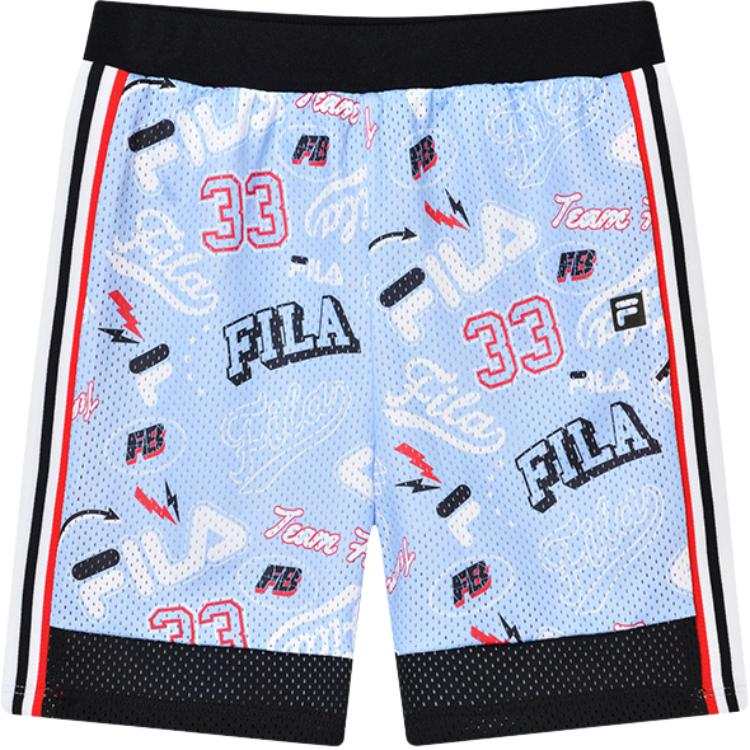 FILA KIDS Knitted Sweatpants All Over Print Children Aged 3 7 Years Old