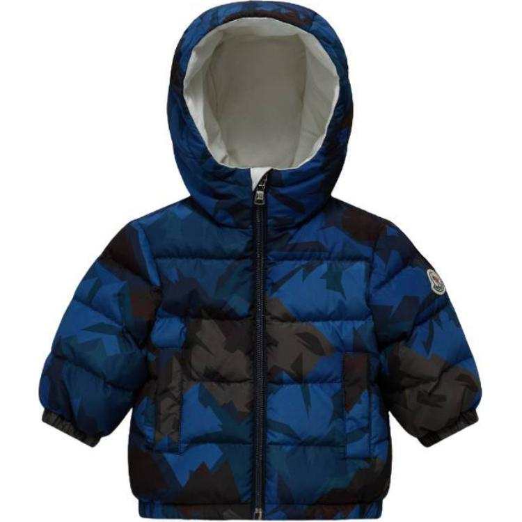 Moncler Kids' Top Blue Infant And Toddler