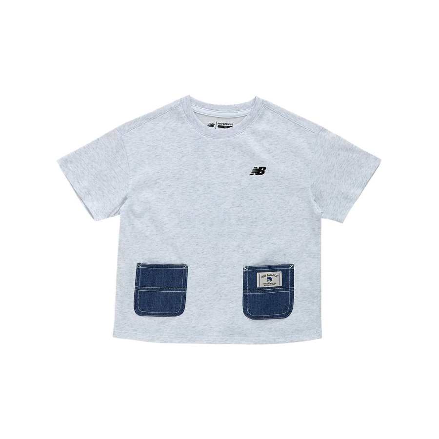New Balance New Balance T Shirt Light Gray Children Aged 3 7 Years Old