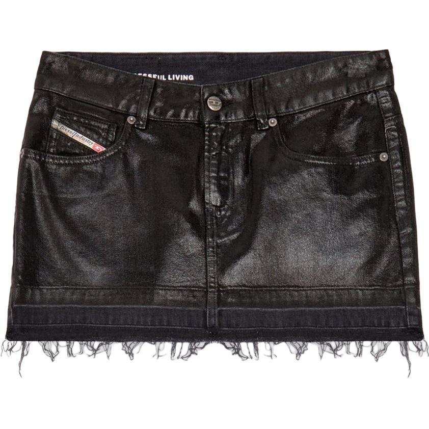 DIESEL De Ron Frayed Hem Mini Skirt
