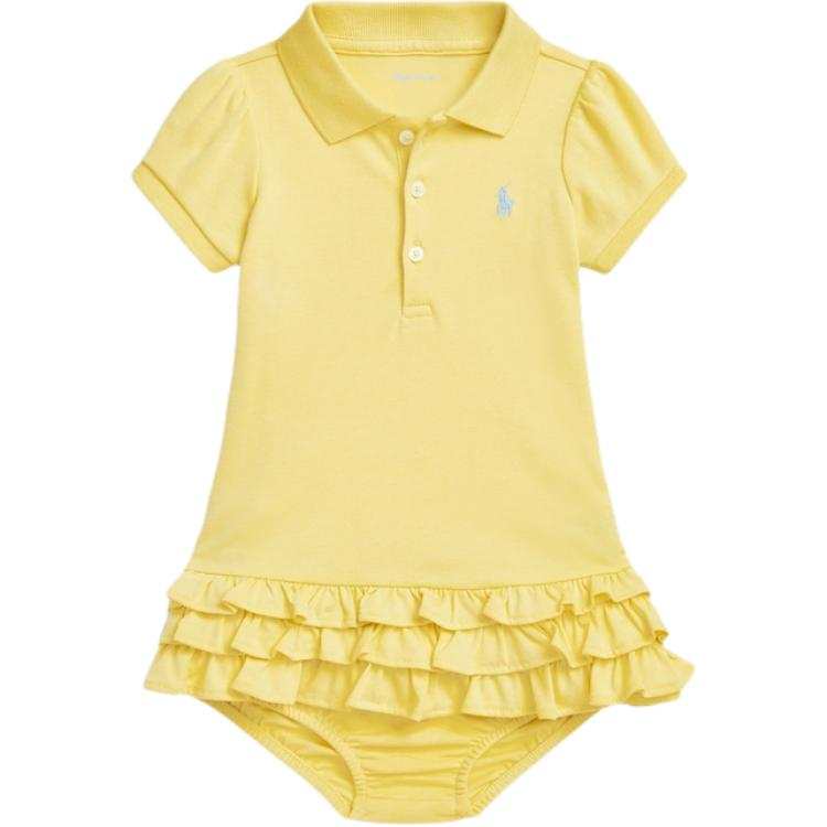 Polo Ralph Lauren Infant And Toddler Polo Ralph Lauren Skirt Set SS25 Yellow