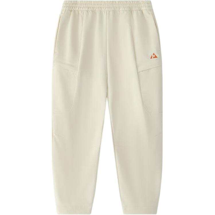 FILA KIDS Knitted Sweatpants Milk Gray Children Aged 3 7 Years Old