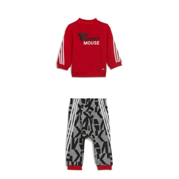 Adidas Adidas x Disney Kids Matching Sets Disney Collaboration Bright Red/White/Medium Heather Gray/Black Infant And Toddler