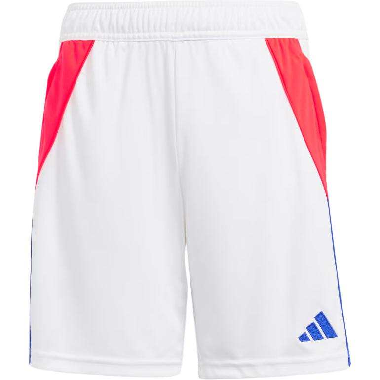 Adidas Adidas Tiro 24 Shorts Teenagers White/Bright Blue/APP Sun Red
