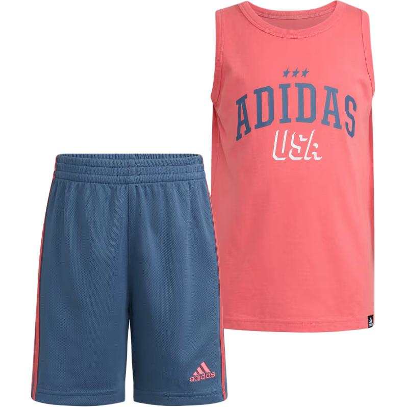 Adidas Adidas Casual Sportswear Scarlet Mel Children Aged 3 7 Years Old