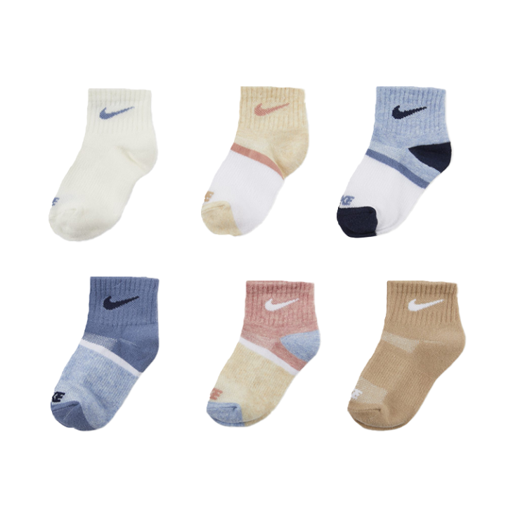 Nike Nike Socks 6 Pack Cobalt Bliss Children Aged 3 7 Years Old