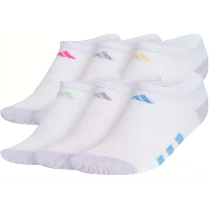 Adidas Adidas Socks 6 Pack White Kids'