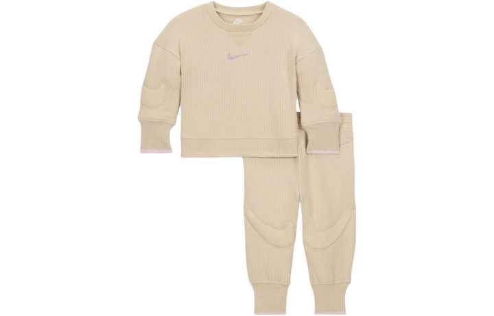 Nike Nike Kids Matching Sets 'Ready, Set' Dune White Infant And Toddler