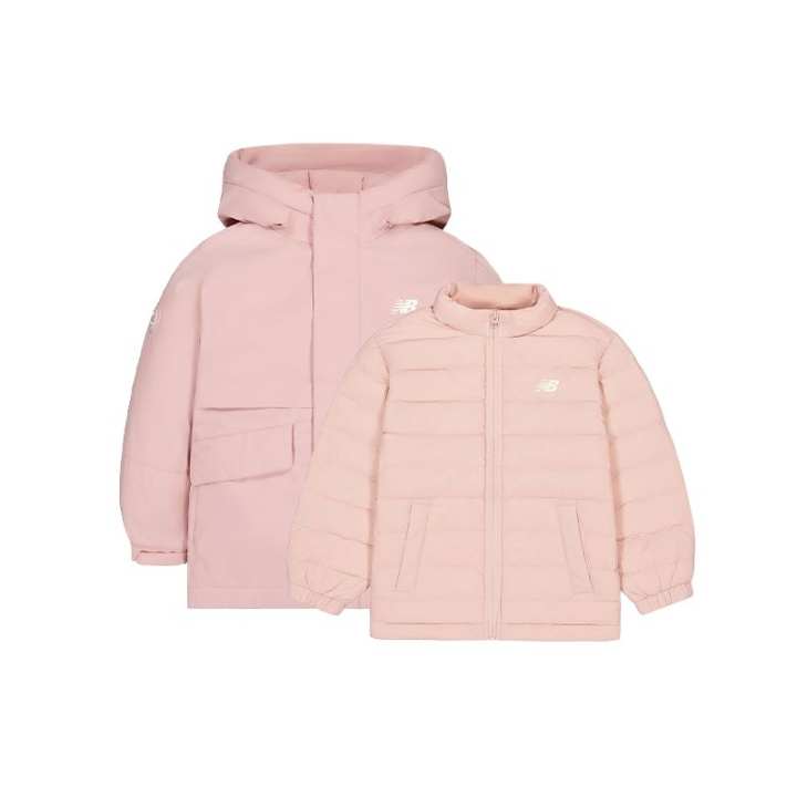 New Balance New Balance Windbreaker Jacket Pink Children Aged 3 7 Years Old