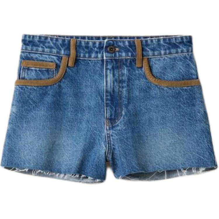MIU MIU Denim Shorts Women's Diamond Blue